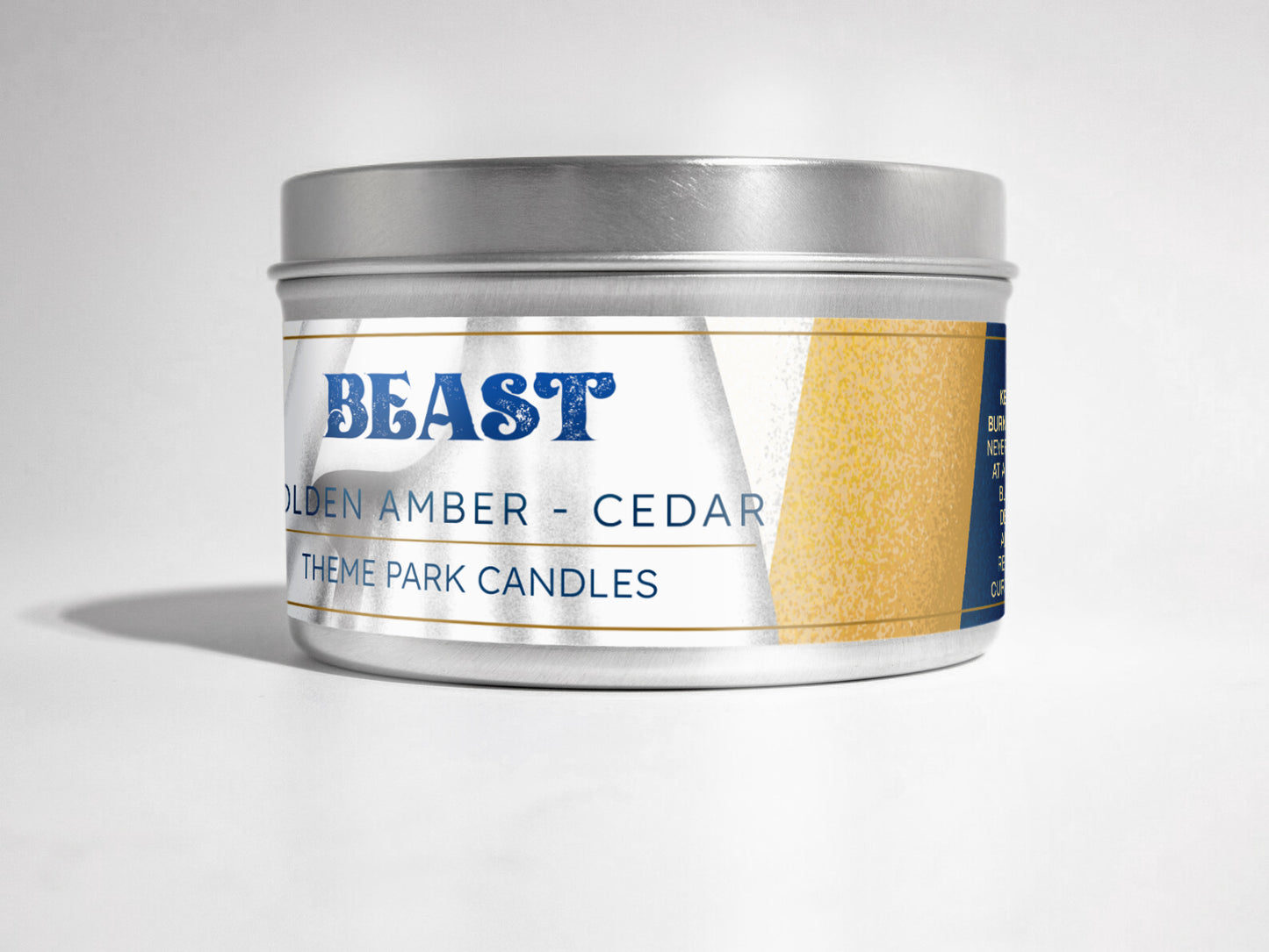 Beast Candle | Theme Park Candles | 6.5 oz Scented Soy Wax Blend Candle