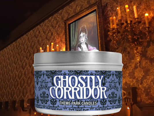 Ghostly Corridor Candle