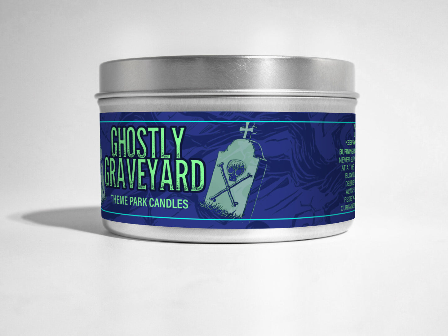 Ghostly Graveyard Candle