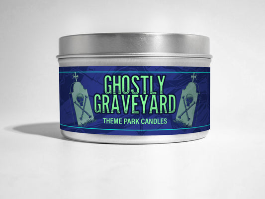 Ghostly Graveyard Candle