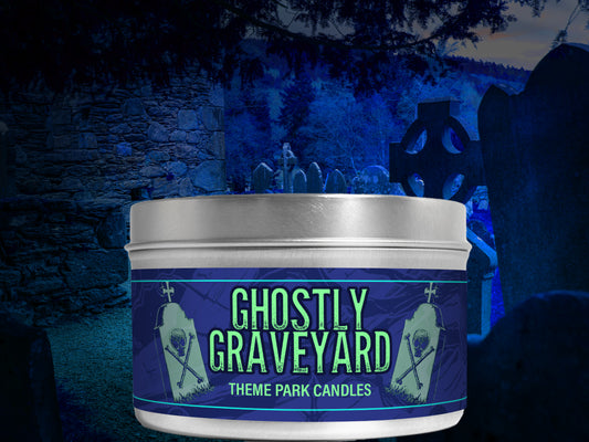 Ghostly Graveyard Candle