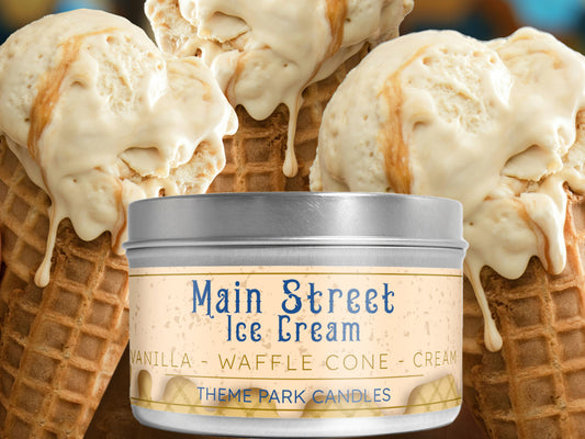 Main Street Ice Cream Candle | Theme Park Candles