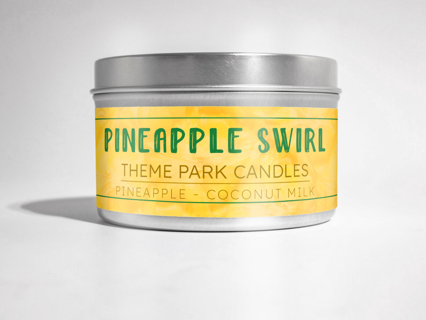 Pineapple Swirl Candle | Theme Park Candles