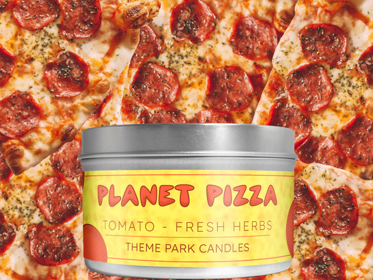 Planet Pizza Candle | Theme Park Candles